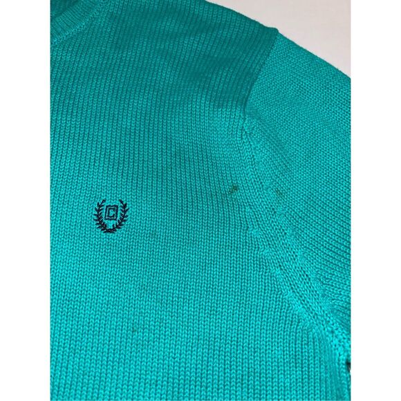 Chaps Ralph Lauren Green Men's Long Sleeve Pullover Sweater Lg‎ A45 - Picture 3 of 7